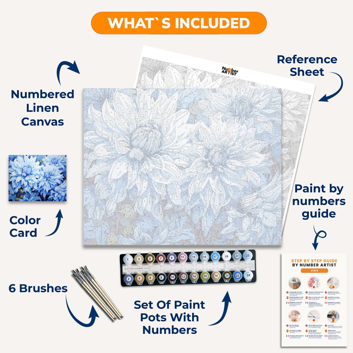 Azure Chrysanthemums