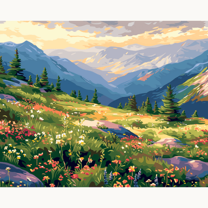 Mountain Chain View