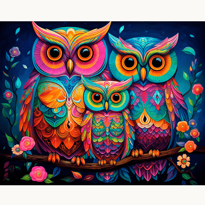 Owl's Cosmic Gaze