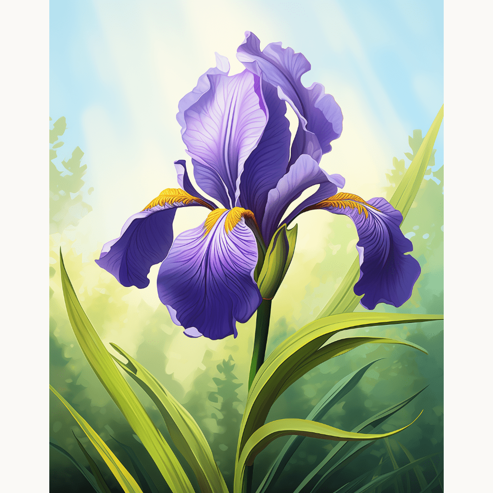 Sunlit Iris